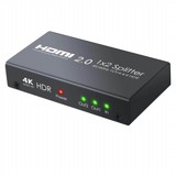 מפצל HDMI ל-2 יציאות (SPLITTER) תומך 4K ULTRA HD 60FPS - כולל EDID מפצל HDMI ל-2 יציאות (SPLITTER) תומך 4K ULTRA HD 60FPS - כולל EDID