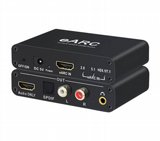 מפצל ממיר מחלץ אודיו דיגיטלי ואנלוגי HDMI 2.0b to HDMI 2.0b Audio Extractor - כולל תמיכה ב 4K 60Hz, HDR, 7.1 מפצל ממיר מחלץ אודיו דיגיטלי ואנלוגי HDMI 2.0b to HDMI 2.0b Audio Extractor - כולל תמיכה ב 4K 60Hz, HDR, 7.1