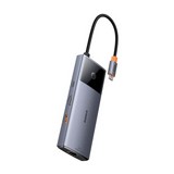 תחנת עגינה BASEUS 4K בחיבור USB 3.2 TYPE C -6 in 1 - כולל HDMI, רשת GIGABIT, חיבורי USB3.2 GEN2 וטעינה PD תחנת עגינה BASEUS 4K בחיבור USB 3.2 TYPE C -6 in 1 - כולל HDMI, רשת GIGABIT, חיבורי USB3.2 GEN2 וטעינה PD