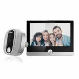 עינית דיגיטלית WIFI מקליטה לדלת - מסך בגודל 4.3" - ראית לילה וחיישן תנועה - SF-W1 עינית דיגיטלית WIFI מקליטה לדלת - מסך בגודל 4.3" - ראית לילה וחיישן תנועה - SF-W1