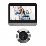 עינית WIFI דיגיטלית מקליטה לדלת - מסך בגודל 4.3" - ראית לילה וחיישן תנועה - עדשה מיני עינית WIFI דיגיטלית מקליטה לדלת - מסך בגודל 4.3" - ראית לילה וחיישן תנועה - עדשה מיני
