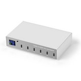 מטען שולחני 140W GaN עם 6 יציאות USB-C – תחנת טעינה לסמארטפונים וטאבלטים מטען שולחני 140W GaN עם 6 יציאות USB-C – תחנת טעינה לסמארטפונים וטאבלטים