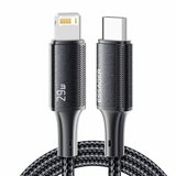 כבל טעינה וסנכרון לאייפון LIGHTNING ל TYPE C - טעינה מהירה PD עד 29W - אורך 1 מטר כבל טעינה וסנכרון לאייפון LIGHTNING ל TYPE C - טעינה מהירה PD עד 29W - אורך 1 מטר