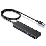 מפצל USB 3.0 עם 4 יציאות וכבל 1 מטר UGREEN CM219 מפצל USB 3.0 עם 4 יציאות וכבל 1 מטר UGREEN CM219