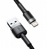 כבל טעינה וסנכרון קצר LIGHTNING - שחור - 50 ס"מ - מתאים לכל דגמי אפל עם חיבור 8 פין - כולל אייפון 6 עד 14, אייפד ועוד כבל טעינה וסנכרון קצר LIGHTNING - שחור - 50 ס"מ - מתאים לכל דגמי אפל עם חיבור 8 פין - כולל אייפון 6 עד 14, אייפד ועוד