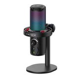 מיקרופון USB-C לגיימינג וסטרימינג XM560 | 24bit/96kHz | RGB | הפחתת רעשים | ניטור אוזניות מיקרופון USB-C לגיימינג וסטרימינג XM560 | 24bit/96kHz | RGB | הפחתת רעשים | ניטור אוזניות