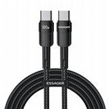 כבל USB PD 5A 100W Type-C - אורך 3 מטר כבל USB PD 5A 100W Type-C - אורך 3 מטר