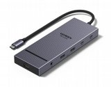 תחנת עגינה UGREEN בחיבור USB TYPE C -12 in 1 - כולל 3 יציאות למסך 4K 60HZ, חיבור רשת GIGABIT ETHERNET, חיבורי 3.2 USB, קורא כרטיסים, וטעינה PD תחנת עגינה UGREEN בחיבור USB TYPE C -12 in 1 - כולל 3 יציאות למסך 4K 60HZ, חיבור רשת GIGABIT ETHERNET, חיבורי 3.2 USB, קורא כרטיסים, וטעינה PD