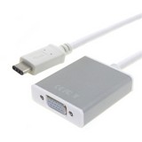 מתאם מ- USB 3.1 Type C לVGA - תומך TYPE C TO VGA 1080P FULL HD מתאם מ- USB 3.1 Type C לVGA - תומך TYPE C TO VGA 1080P FULL HD