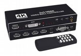 בקר קיר וידאו HDMI עד 4 מסכים HDMI 2X2 VIDEO WALL CONTROLLER 1080P בקר קיר וידאו HDMI עד 4 מסכים HDMI 2X2 VIDEO WALL CONTROLLER 1080P